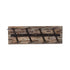 Rustic Farmhouse Wood and Metal Wine Rack